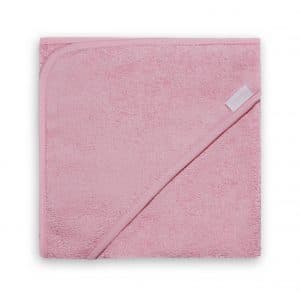 Badcape badstof 100% katoen roze | Zacht & persoonlijk badcape met naam - Spoiled baby