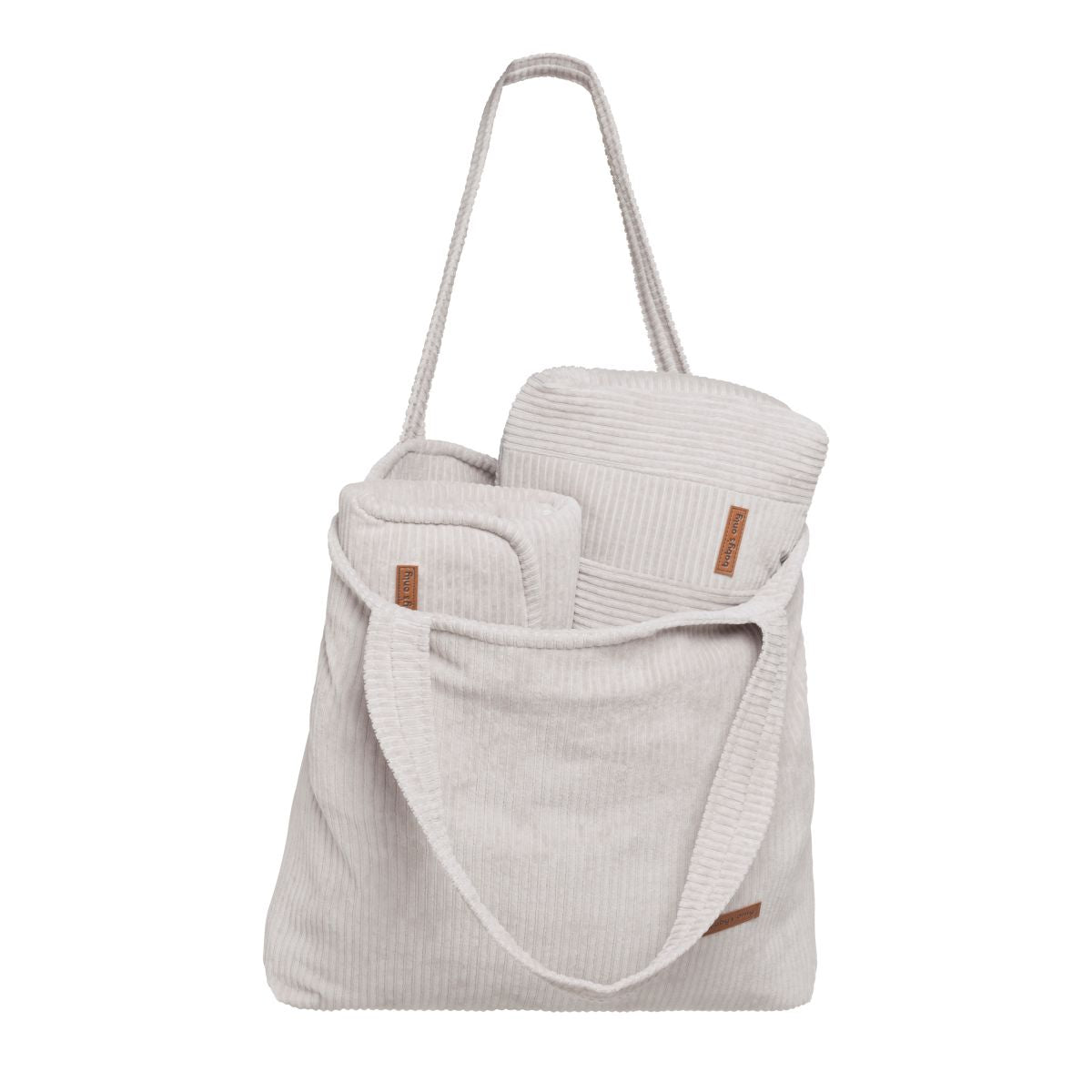 Toilettas sense kiezelgrijs - gepersonaliseerd met naam van Baby’s only - Spoiled baby