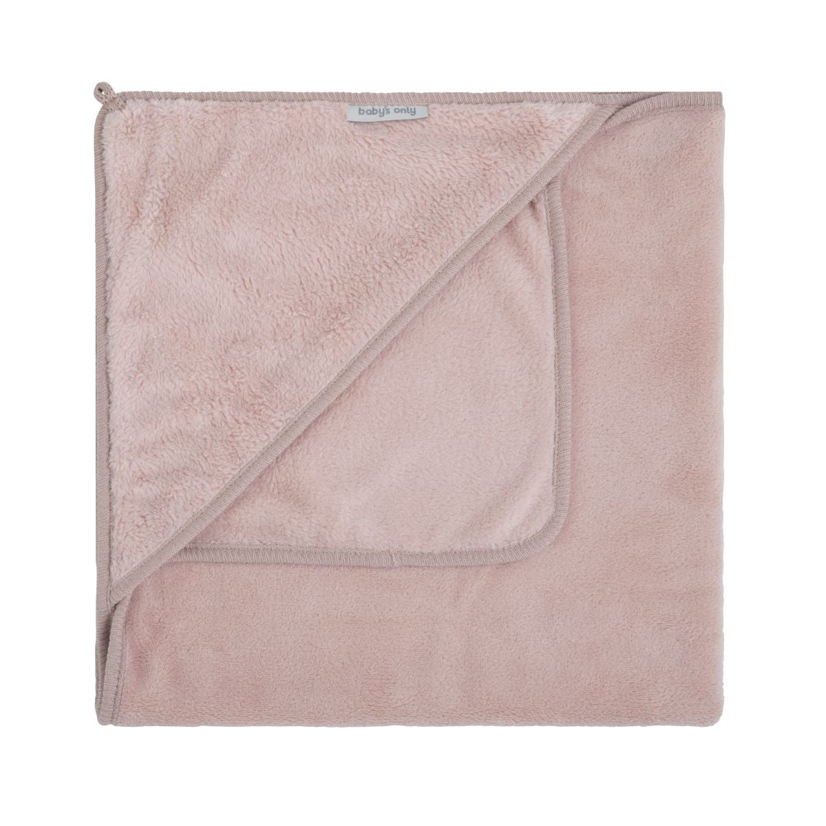 Wikkeldeken cozy oud roze | personaliseer met naam - Spoiled baby