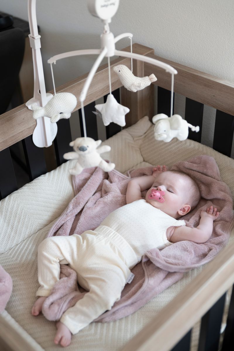 Wikkeldeken cozy oud roze | personaliseer met naam - Spoiled baby