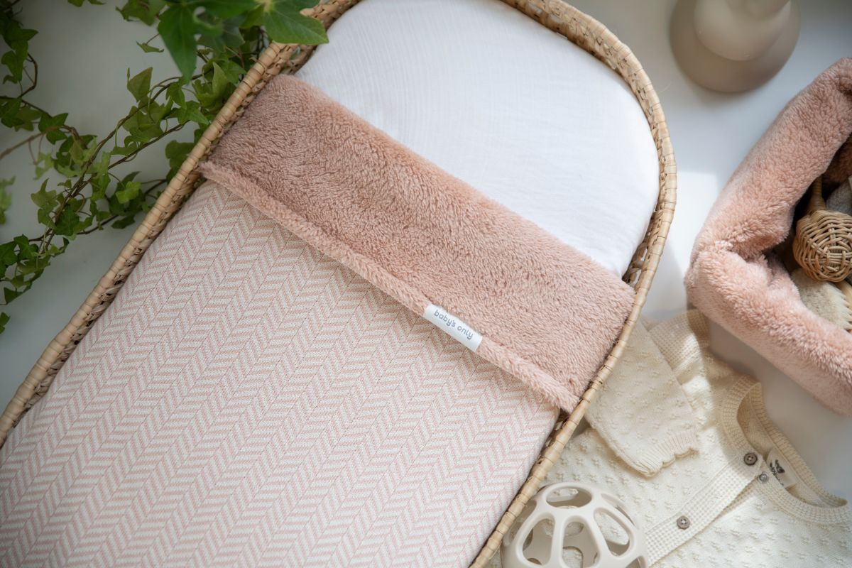 Wiegdeken dawn teddy beige/ecru | met naam te personaliseren - Spoiled baby