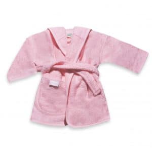 Badjas Uni Line Roze, 0-12mnd — roze - Spoiled baby