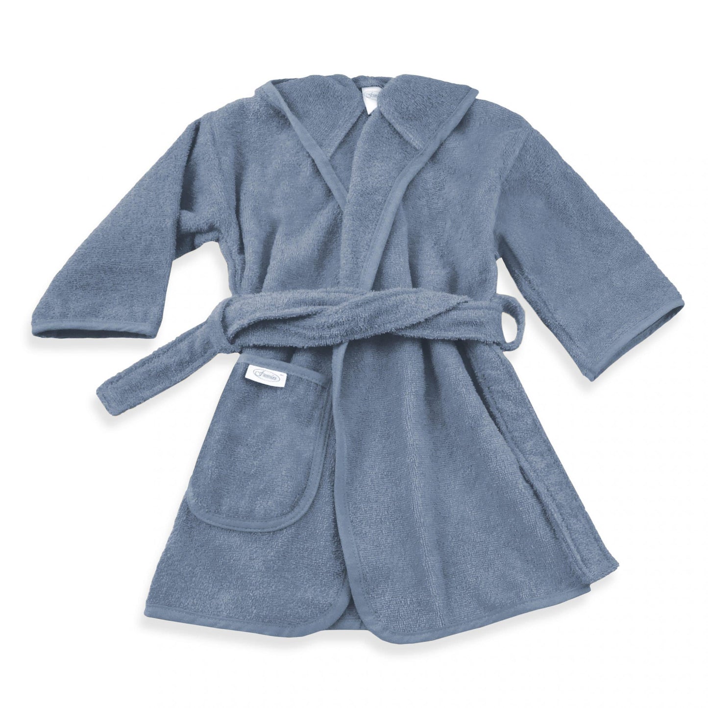 Badjas Uni Line, 1-2 jaar — Sandstone grey 100% katoen - Spoiled baby