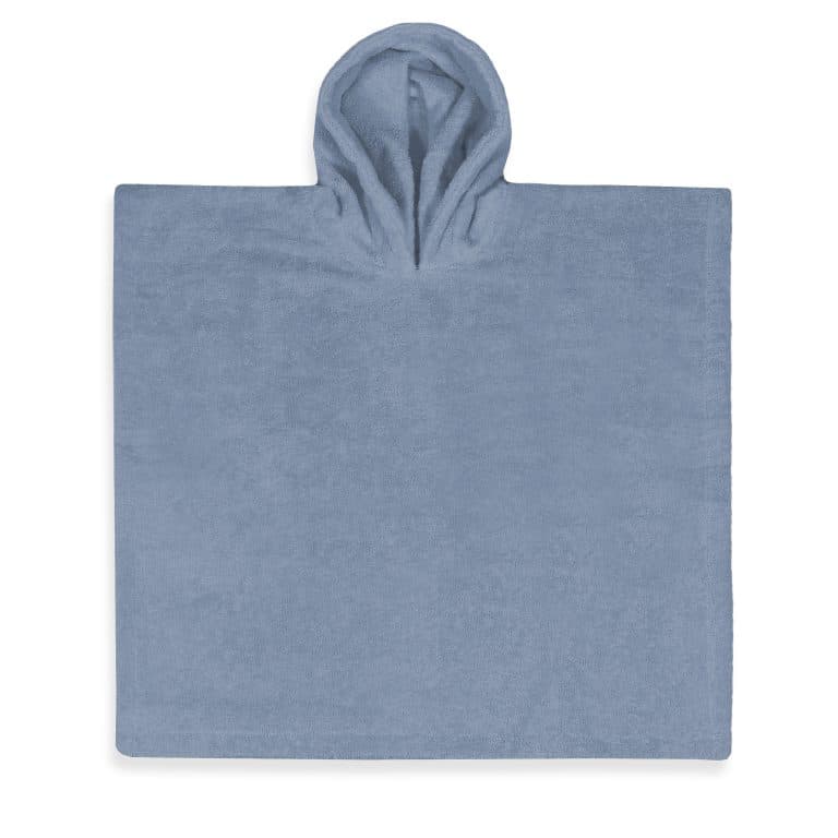 Badponcho met naam 100% Katoen badstof Sanstone/grey | te personaliseren met naam (kopie) - Spoiled baby