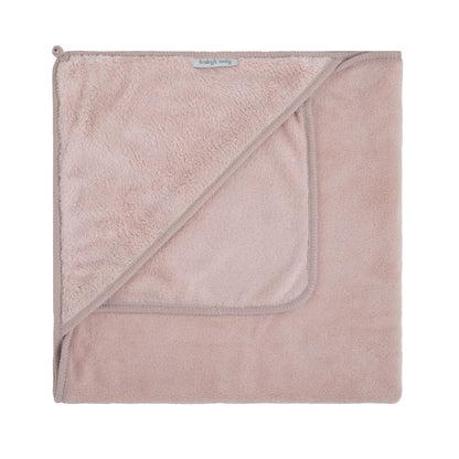 Wikkeldeken cozy oud roze | personaliseer met naam - Spoiled baby