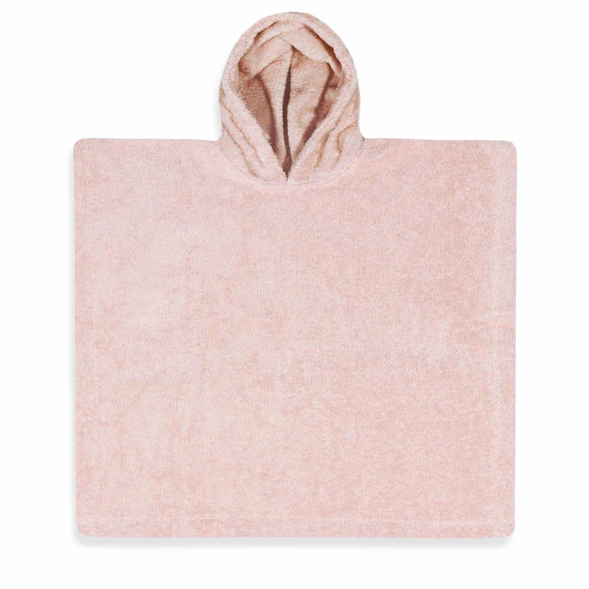 Badponcho met naam 100% Katoen badstof Sanstone/grey | te personaliseren met naam (kopie) - Spoiled baby